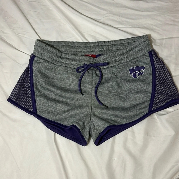 Colosseum Athletics NCAA Kansas State University KSU Wildcats Shorty Shorts -M - Picture 1 of 8
